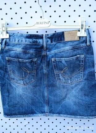 Короткая джинсовая юбка-100%коттон2 фото