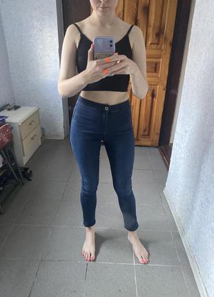 Стрейчевые джинсы high waist3 фото
