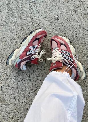New balance 9060 cherry blossom женские кроссовки