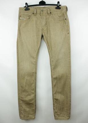 Шикарные зауженные джинсы diesel thavar slim-skinny jeans wash 0816n