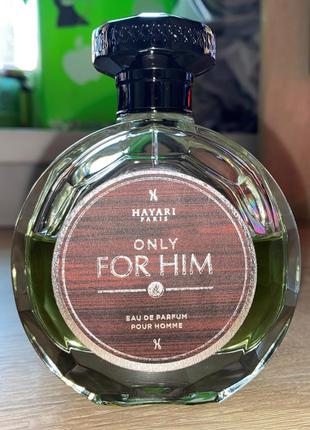 Парфумована вода hayari parfums only for him 100 мл для чоловіків3 фото