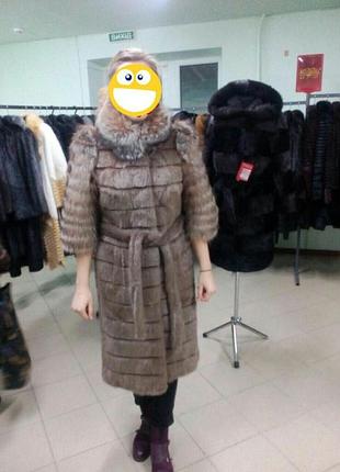Терміново шубка чорнобурка