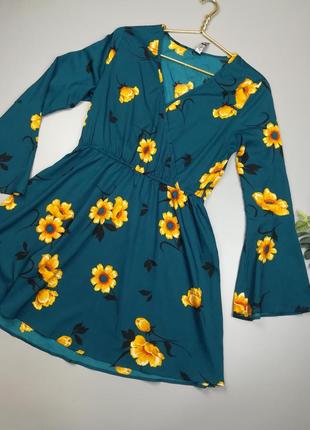 Платье asos influence, платье на запах