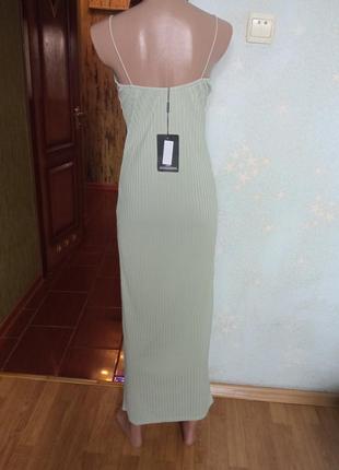 Шикарное платье в рубчик,тренд2 фото