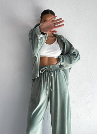 Супер трендовый велюровый костюм✨