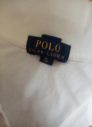 Коттоновая футболка поло polo ralph lauren5 фото