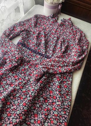 Платье в цветочный принт 5