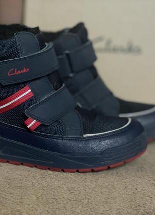 Детские зимние водонепроницаемые сапоги clarks jumper 31р-19см