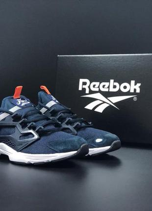 Чоловічі спортивні кросівки reebok сині/кроси для чоловіків/легке спортивне взуття для бігу