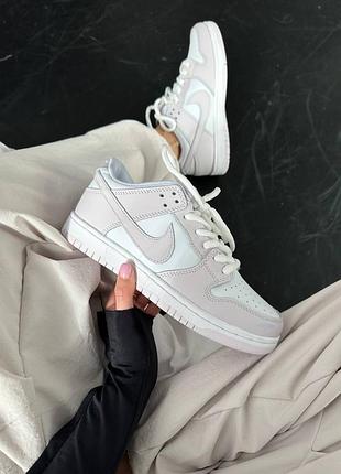 Жіночі кросівки найк данк, nike sb dunk white pink