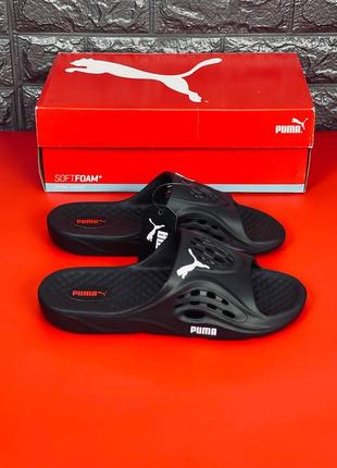 Мужские шлепанцы резиновые puma1 фото