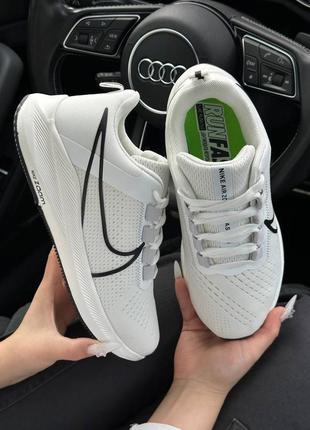 Женские белые кроссовки для спорта, бега, беговые, nike zoom1 фото