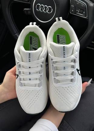 Женские белые кроссовки для спорта, бега, беговые, nike zoom7 фото