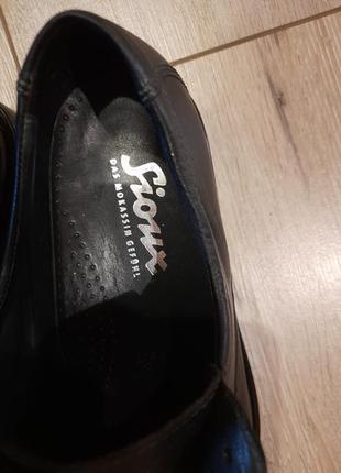 Туфли черного цвета, 42 размер, фирмы sioux.5 фото