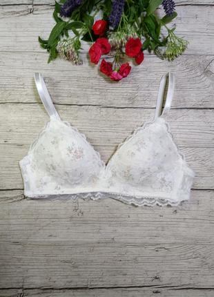 Бюстик без косточек формованный мягкий с кружевом ав 💖