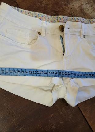 Шорти шортики короткі, вонитка посадка джинсові котон маленькі 6 34 34 xxs xs5 фото