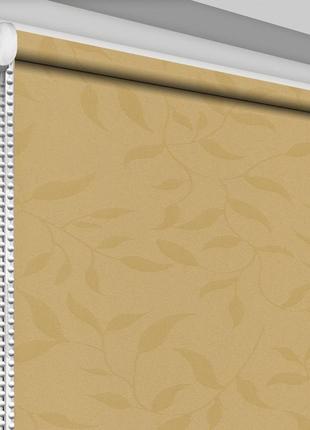 Рулонная штора тм "decosharm" натура 2071 открытого типа персиковый