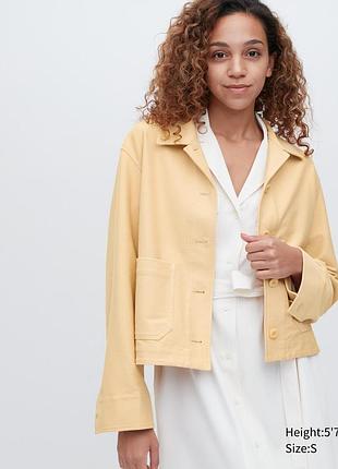 Куртка-рубашка uniqlo