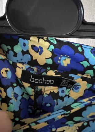 Шорты юбка в цветочек boohoo4 фото