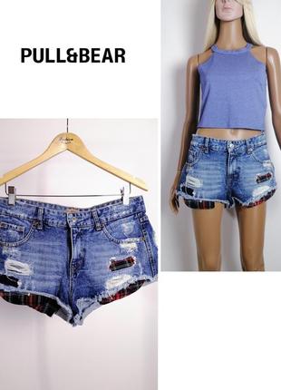 Классные джинсовые шорты pull and bear2 фото