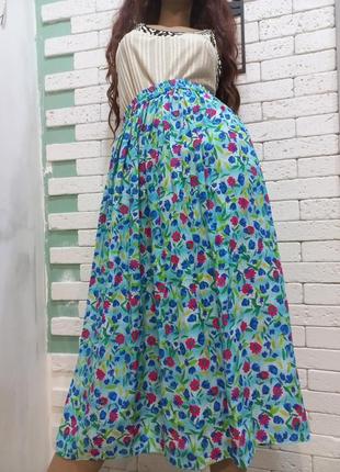 Красивая, яркая, стильная,фирменная юбка миди3 фото