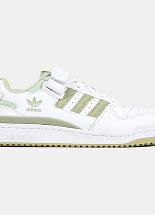 Adidas forum low white green