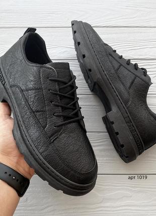 Чоловічі туфлі oxford black / 39,40,42 / мужские туфли