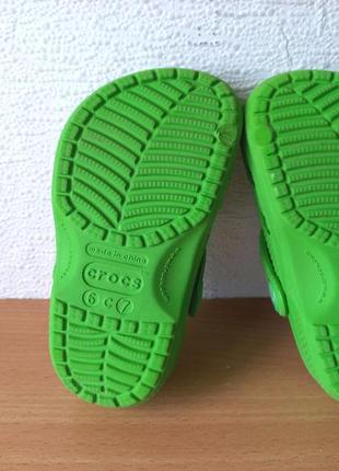 Красивые кроксы сабо crocs с6-7 по стельке 14,8 см7 фото