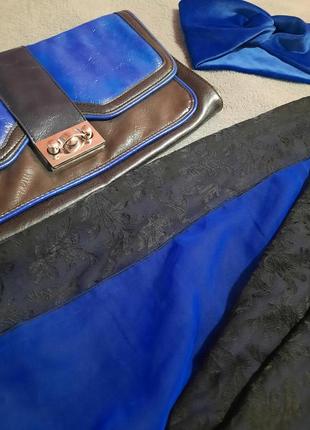 Клатч женский dorothy perkins черно-синий, сумка, борба3 фото