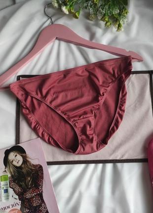 No 5 бордовые трусики слипы удобные комфортные трусы.