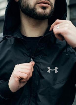 Вітровка чоловіча літо весна ветровка windrunner under armour3 фото