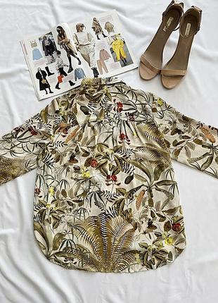 Сорочка в рослинний принт 46-50 h&m7 фото