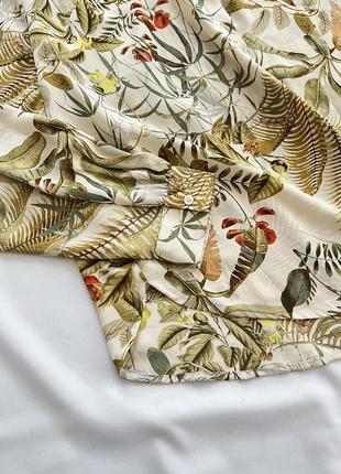 Сорочка в рослинний принт 46-50 h&m6 фото