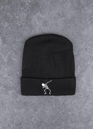 Шапка pobedov skelet, чорно-білий