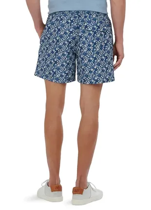 Фирменные шорты barbour braithwaite leaf print swim shorts для плавания2 фото