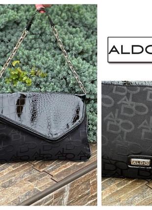 Aldo італія стильна невелика сумка хобо багет жіноча з логотипом