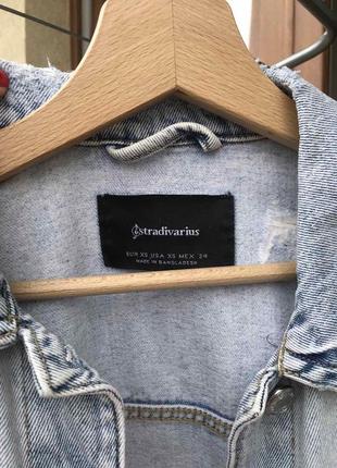 Куртка джинсова stradivarius