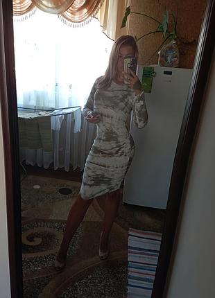 Модное, современное, актуальное платье по фигуре тай дай new look