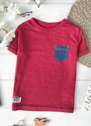 Футболка красная на мальчика