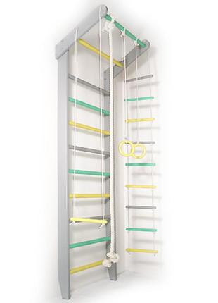 Шведская стенка деревянная детская разноцветная для детей и взрослых из сосны с...