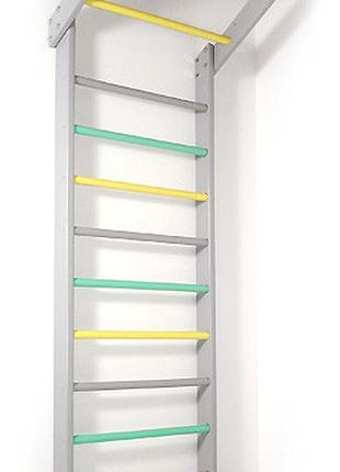 Шведская стенка деревянная детская разноцветная для детей и взрослых из сосны с...