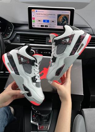 🔥женские кроссовки nike air jordan 4 retro flight nostalgia