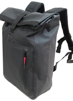 Водонепроницаемый рюкзак 20l a-lab model a waterproof backpack rolltop черный2 фото