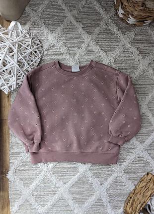 Свитшот zara на 4-5 года на девочку
