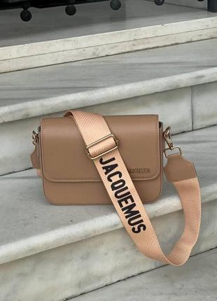 Женская сумка из эко-кожи jacquemus молодежная, брендовая сумка2 фото