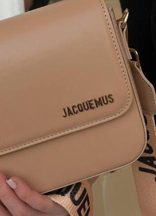 Женская сумка из эко-кожи jacquemus молодежная, брендовая сумка10 фото