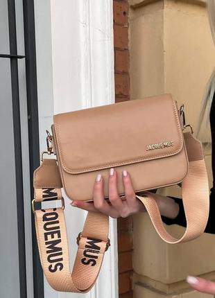 Женская сумка из эко-кожи jacquemus молодежная, брендовая сумка3 фото