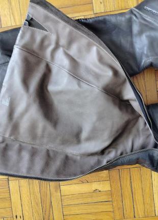 Кожаные сапоги