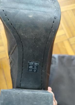 Кожаные сапоги