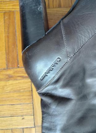 Кожаные сапоги